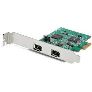 Startech PEX1394A2V2 2x FireWire 400 port bővítő PCIe kártya kép
