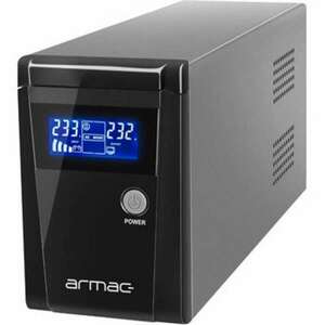 Armac Office 650E LCD 650VA / 390W Vonalinteraktív UPS Fekete kép