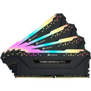 Corsair 64GB /3600 Vengeance RGB Pro Black DDR4 RAM KIT (4x16GB) kép