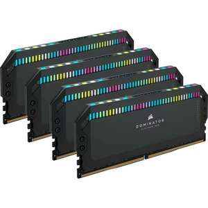 Corsair 64GB / 6600 Dominator Platinum RGB Black DDR5 RAM KIT (4x16GB) kép