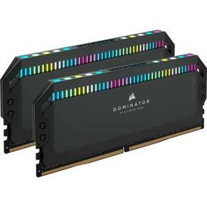 Corsair 32GB / 6200 Dominator Platinum RGB Black DDR5 RAM KIT (2x16GB) kép