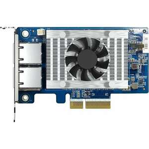 QNAP 2x 10GbE RJ45 PCIe hálózati kártya (QXG-10G2T-X710) kép