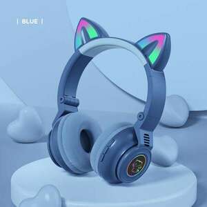 Goodbuy Macaron Wireless Gyermek Headset - Kék kép