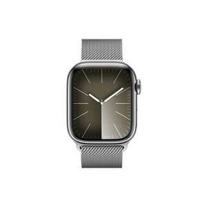 Apple Watch Series 9 LTE (41mm) Okosóra - Ezüst Rozsdamentesacél... kép