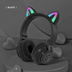 Goodbuy Macaron Wireless Gyermek Headset - Fekete kép