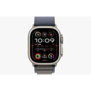 Apple Watch Ultra 2 GPS + Cellular (49mm) Okosóra - Titántok Kék... kép