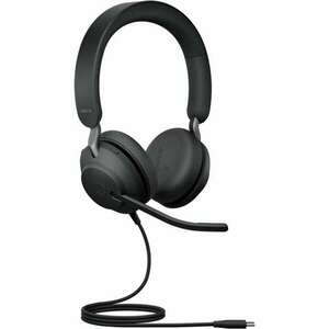 Jabra Evolve2 40 SE USB-C Stereo Headset - Fekete kép