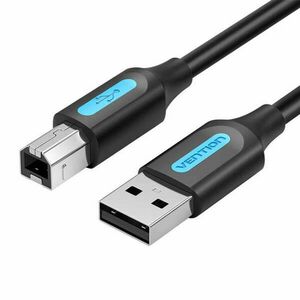 USB 2.0 AB kábel, COQBD 2 m, fekete (COQBH) kép