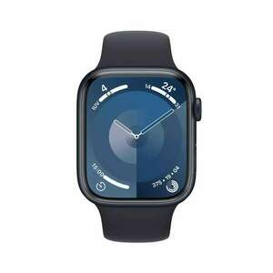 Apple Watch Series 9 LTE (45mm) Okosóra - Éjfekete Aluminium Tok... kép