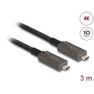 Delock aktív optikai USB-C videó + adat + PD kábel 3 m (84144) (D84144) kép