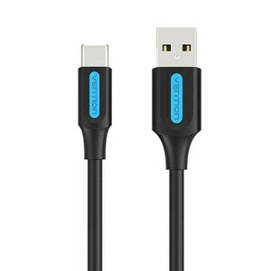 USB 2.0 A és USB-C 3A kábel Vention COKBI 3m Fekete kép