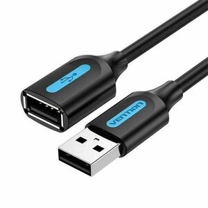 USB 2.0 male-belső hosszabbító kábel Vention CBIBI 3m Fekete PVC kép