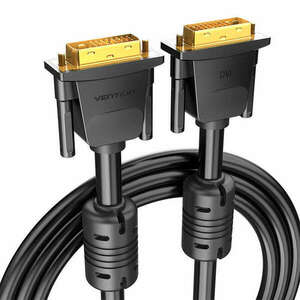 DVI(24+1) male-male kábel 1m Vention EAABF (Fekete) kép