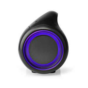 Nedis SPBB340BK Hordozható Bluetooth hangszóró - Fekete kép