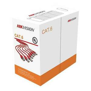 Cat6 UTP kábel 0, 565mm, teljes réz, doboz 305 méter - HIKVISION D... kép