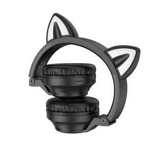 OEM Borofone BO18 Cicafüles Wireless fejhallgató - Fekete kép