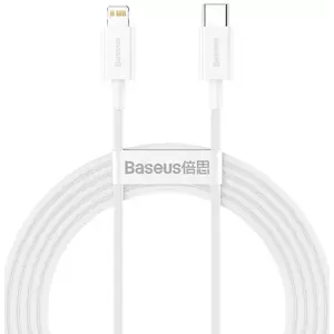Kábel Baseus Superior Series Cable USB-C to Lightning, 20W, PD, 2m (white) (6953156205369) kép