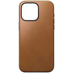 Tok Nomad Modern Leather Case, english tan - iPhone 15 Pro Max (NM01620785) kép