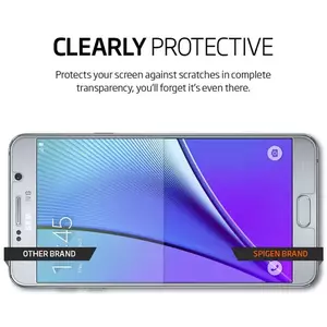 TEMPERED KIJELZŐVÉDŐ FÓLIA Spigen Screen Protector Crystal for Galaxy Note 5 clear (SGP11678) kép