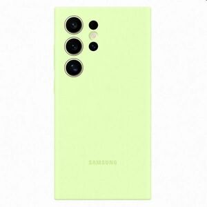 Silicone Cover tok Samsung Galaxy S24 Ultra számára, light zöld - EF-PS928TGEGWW kép
