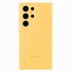 Silicone Cover tok Samsung Galaxy S24 Ultra számára, sárga - EF-PS928TYEGWW kép