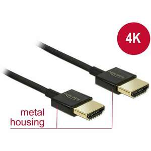 DELOCK HDMI male/male összekötő 3D 4K Slim Premium, 4.5m kábel kép