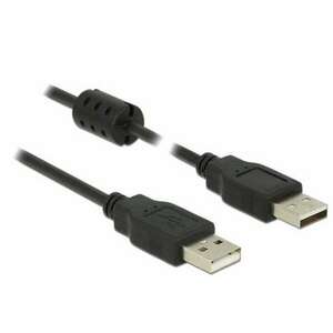 DeLOCK 0.5m, 2xUSB 2.0-A USB kábel 0, 5 M USB 2.0 USB A Fekete kép
