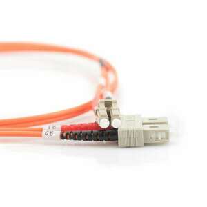 Digitus DK-2532-01 száloptikás kábel 1 M LC SC I-VH OM2 Narancssárga kép