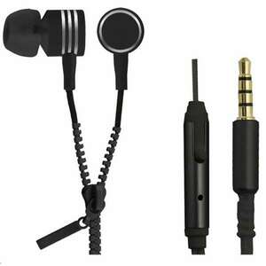 Esperanza EH161K Zipper mikrofonos sztereó fülhallgató, fekete (E... kép