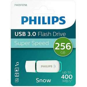 Philips Pendrive USB 3.0 256GB Snow Edition fehér-zöld kép