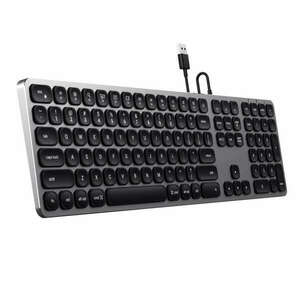 Satechi Aluminum Wired Keyboard for Mac - US - Space Grey kép