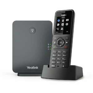 Yealink W77P IP telefon Fekete TFT kép