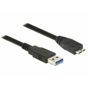 DeLock Cable USB 3.0 Type-A male > USB 3.0 Type Micro-B male 2m B... kép