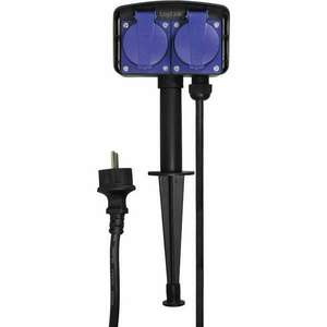 LogiLink Outdoor extension cord with 2 power sockets (LPS214) kép