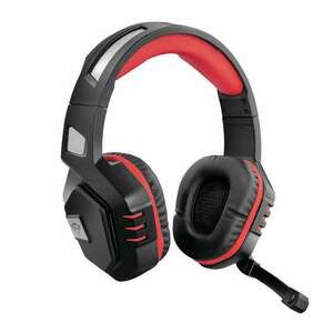 Trust GXT 390 Juga wireless gamer headset fekete-piros (23378) kép