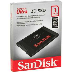 SanDisk Ultra 3D 2.5" 1 TB Serial ATA III 3D NAND Belső SSD kép