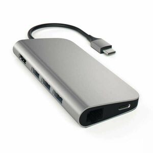 Satechi Aluminium Type-C Multi-Port Adapter (HDMI 4K, 3x USB 3.0, M... kép