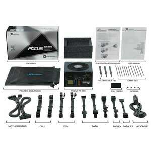 Seasonic 550W Focus PX 80+ Platinum tápegység kép