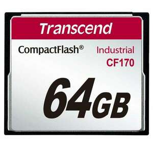 Transcend 64GB CF CompactFlash memóriakártya kép
