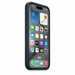 Apple iPhone 15 Pro FineWoven Case w MagSafe - Pacific Blue kép
