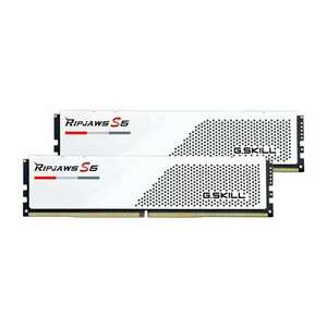 32GB 5600MHz DDR5 RAM G.Skill Ripjaws S5 white (2x16GB) (F5-5600J... kép
