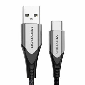 USB 2.0 A és USB-C 3A kábel 0.5m Vention CODHD szürke kép