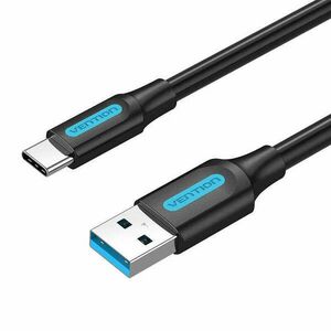 USB 3.0 A és USB-C kábel Vention COZBG 1.5m Fekete PVC kép