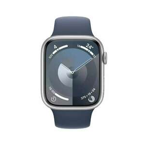 Apple Watch Series 9 GPS (45mm) Okosóra - Ezüst Aluminium Tok Kék... kép