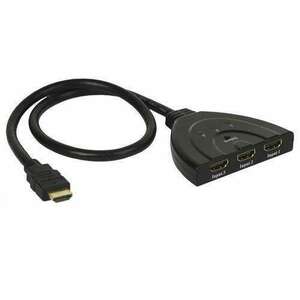 HDMI kábel átalakító adapter / HDMI switch, váltó - 3x HDMI készü... kép