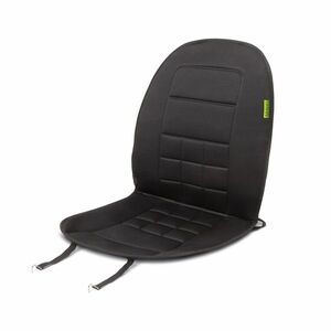 Fűthető autós ülésvédő - szivargyújtó dugóval - fekete kép