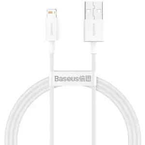 Kábel Baseus Superior Series Cable USB to Lightning, 2.4A, 1m (white) (6953156205413) kép