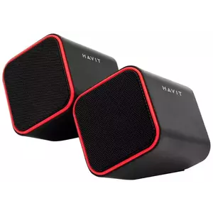 Hangszóró Havit HV-SK473-BR USB 2.0 speaker (Black-Red) kép