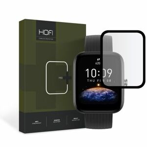 HOFI Hybrid üvegfólia Amazfit Bip 3 / 3 Pro, fekete kép