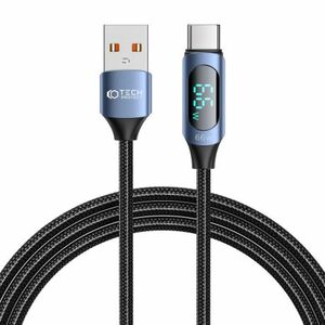 Tech-Protect Ultraboost LED kábel USB / USB-C 66W 6A 2m, kék kép